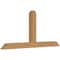 Ekena Millwork Portland Timber Gable Bracket, Western Red Cedar, 84"W x 38"H x 5 1/2"D x 5 1/2"F, 11/12 Pitch GBW084X38X0606POR00SWR - alternate 3